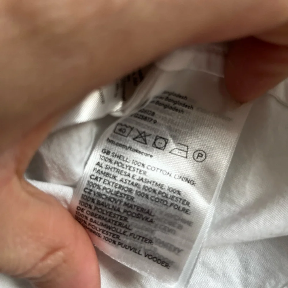 H&M Bubble Hem Puff Sleeve - Blouse - white - Picture 8 of 10